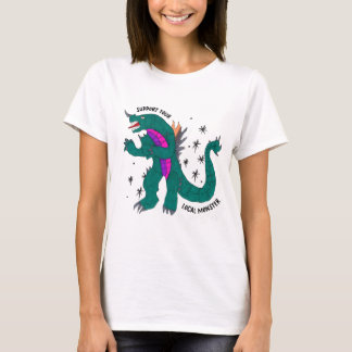 "Steun je lokale monster" T-shirt