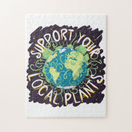 Steun je Lokale Planten Legpuzzel