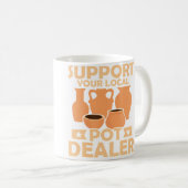 Steun Je Lokale Potdealer Keramiek Kunstenaar Pot Koffiemok (Voorkant rechts)