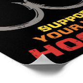 Steun je lokale S Funny Gevist visser Dad G Poster (Hoek)