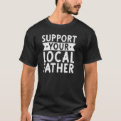 Steun je lokale vader papa pullover (Voorkant)