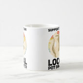Steun Je Lokale Wietverkoper Keramiek Grappige Pot Koffiemok (Center)