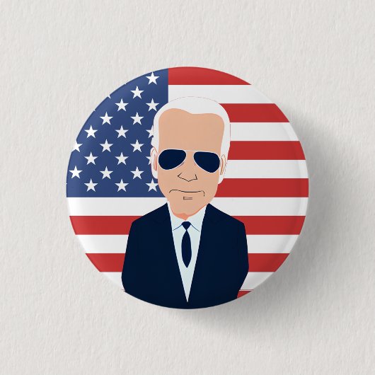 Steun Joe Biden | Presidentsverkiezingen 2024 Ronde Button 3,2 Cm (Voorkant)