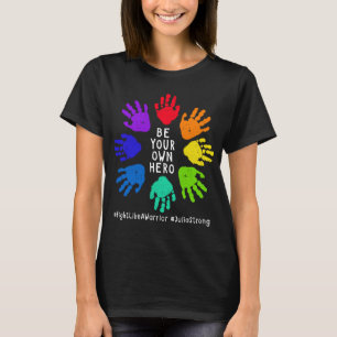 Steun Julia's gevecht!  Handafdrukken T-shirt
