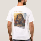 Steun Julia's gevecht! Julia Warrior Afbeelding T-shirt (Achterkant)