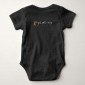 Steun Julia's gevecht! Papa's Hero Romper (Achterkant)