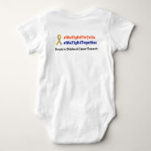 Steun Julia's gevecht! Warrior Handprint Romper (Achterkant)