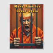 Steun Kamala Walz Justice Trump Funny Satire (Voorkant)