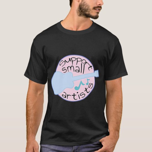 Steun Kleine Kunstenaars T-shirt (Voorkant)