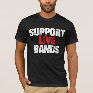 Steun Live Bands T-shirt