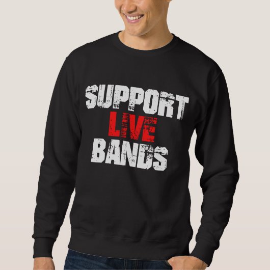 Steun Live Bands Trui (Voorkant)