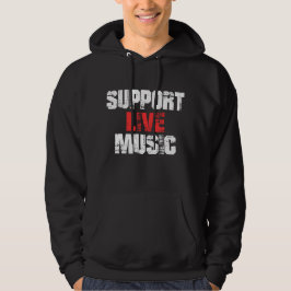 Steun Live Muziek Hoodie