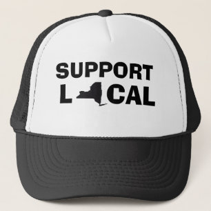 Steun Lokale Hoed - New York (NY) Trucker Pet