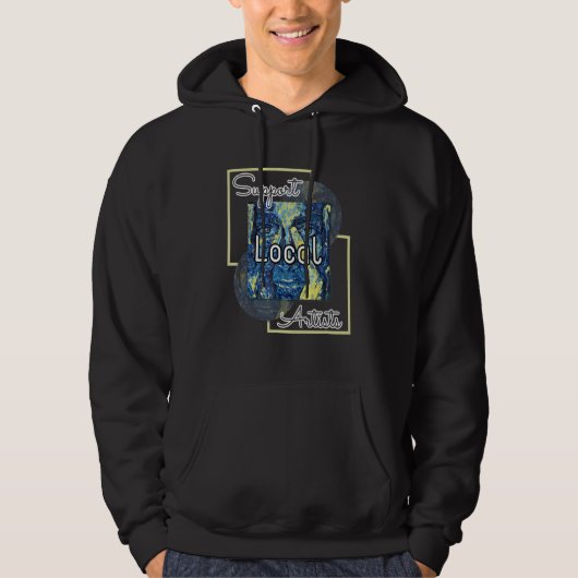 Steun lokale kunstenaars Leuke Kunst Hoodie (Voorkant)