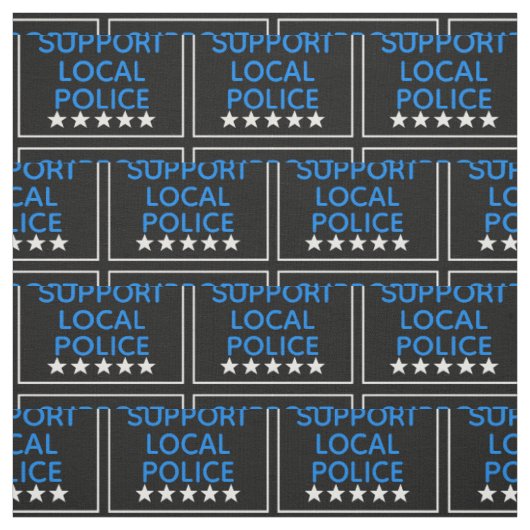 Steun lokale politie stof (Swatch)