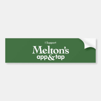 Steun Melton's Bumpersticker