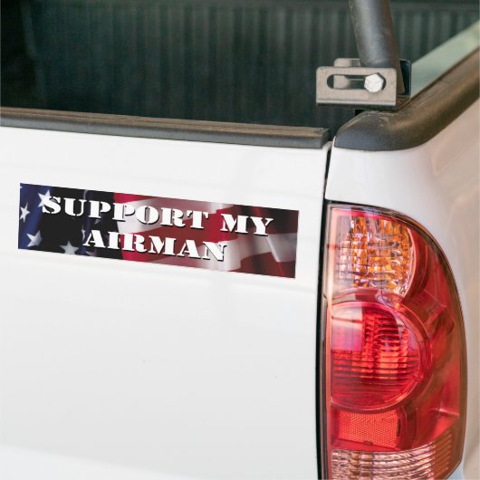 Steun Mijn Airman Bumpersticker (Op Truck)