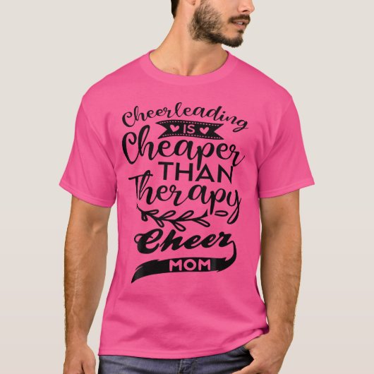 Steun Moeder Mama Ouders Cheerleading Moeder T-shirt (Voorkant)