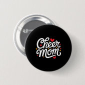 Steun Moeder Schattige Cheerleader Moeder  Ronde Button 5,7 Cm (Voorkant /achterkant)