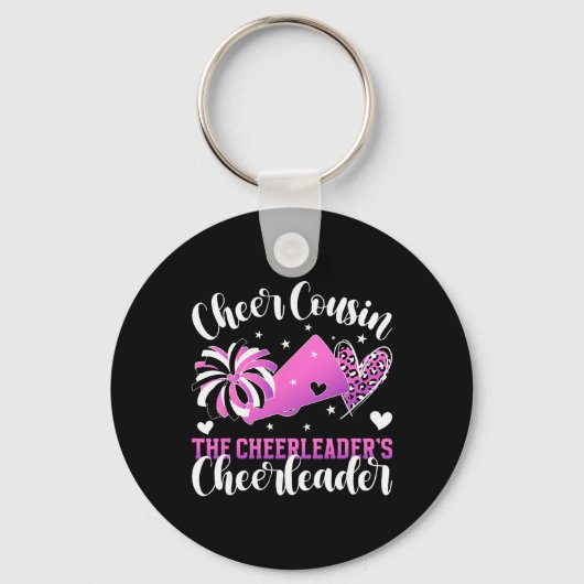 Steun Neef De Cheerleader's Cheerleader Neef Sleutelhanger (Voorkant)