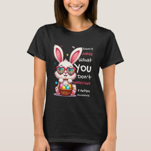 Steun Neurodiversiteit ADHD Geen Woorden Autisme P T-shirt