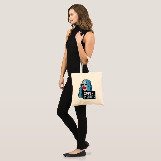 Steun Oeigoeren Tote Bag (Voorkant (model))