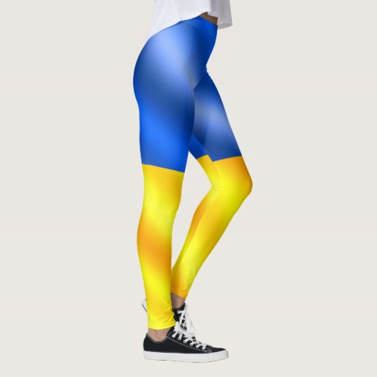Steun Oekraïense Leggings Oekraïense vlag hart (Rechts)