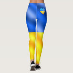 Steun Oekraïense Leggings Oekraïense vlag hart<br><div class="desc">steun aan oekraïense Leggings-vrede-oekraïense vlag-vrijheidssteun-samen sterk-! U kunt overstappen naar meer dan 1000 Zazzle producten ! Wij staan achter Oekraïne !</div>