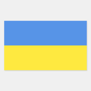 Steun Oekraïense Sticker Oekraïense vlag