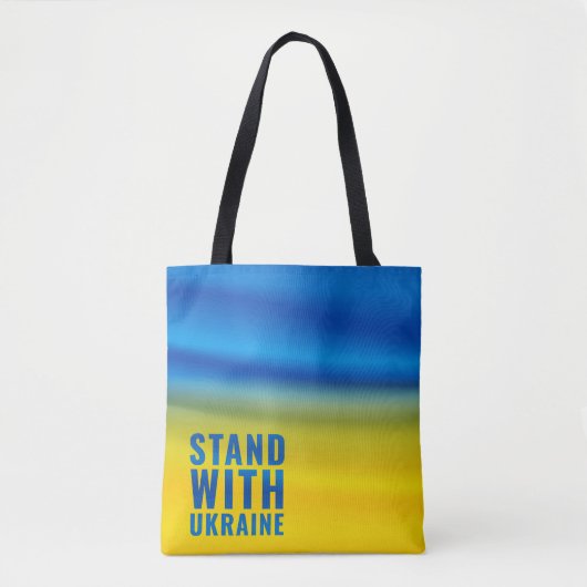 Steun Oekraïne. Boodschappentas Tote Bag (Voorkant)