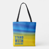 Steun Oekraïne. Boodschappentas Tote Bag (Achterkant)