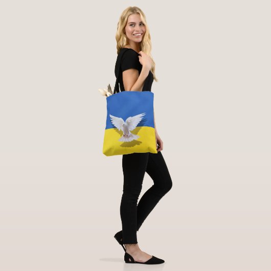 Steun Oekraïne Canvas tas (Op model)