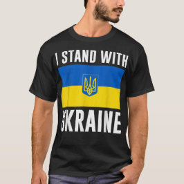 Steun Oekraïne Ik Sta Met Oekraïne Vlag T-shirt