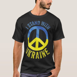 Steun Oekraïne Ik Sta Met Oekraïne Vlag T-shirt