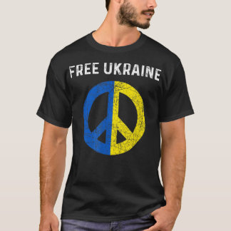 Steun Oekraïne Ik Sta Met Oekraïne Vlag T-shirt