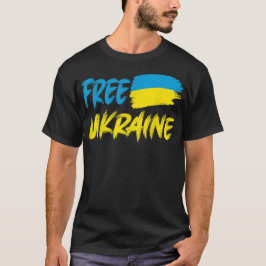 Steun Oekraïne Ik Sta Met Oekraïne Vlag T-shirt