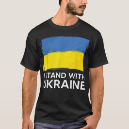 Steun Oekraïne Ik Sta Met Oekraïne Vlag T-shirt