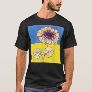 Steun Oekraïne Ik sta voor de Oekraïense vlag T-shirt