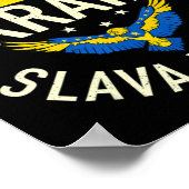 Steun Oekraïne Ik sta voor Oekraïne Fla Poster (Hoek)