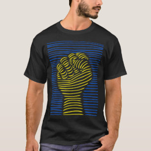 Steun Oekraïne Ik sta voor Oekraïne Fla T-shirt