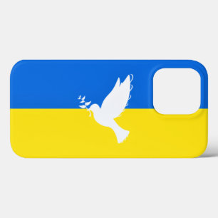Steun Oekraïne iPhone Case Peace Dove Vlag