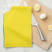 Steun Oekraïne Keuken Handdoek Vredesduif (Quarter Fold)