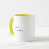 Steun Oekraïne Koffie Mok (Voorkant links)