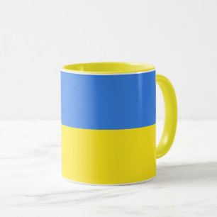 Steun Oekraïne Koffie Mok Oekraïense vlag