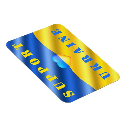 Steun Oekraïne Magnet Oekraïense vlag - Vrijheid Magneet (Rechterzijde)