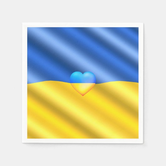 Steun Oekraïne Napkins Servet (Voorkant)