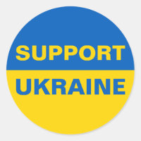 Steun Oekraïne Oekraïense vlag