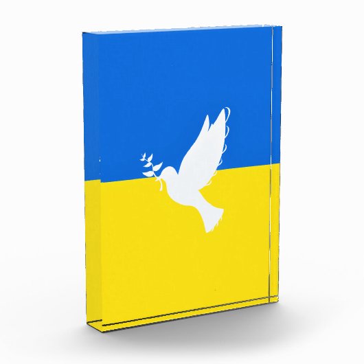 Steun Oekraïne Photo Block Peace Dove Fotoblokken (Links)