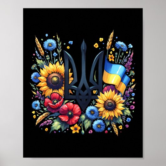 Steun Oekraïne Poster (Voorkant)