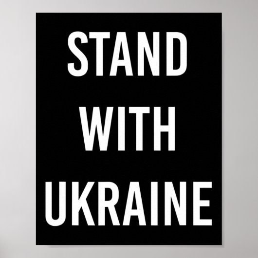 Steun Oekraine Project Oekraine Nu  Poster (Voorkant)